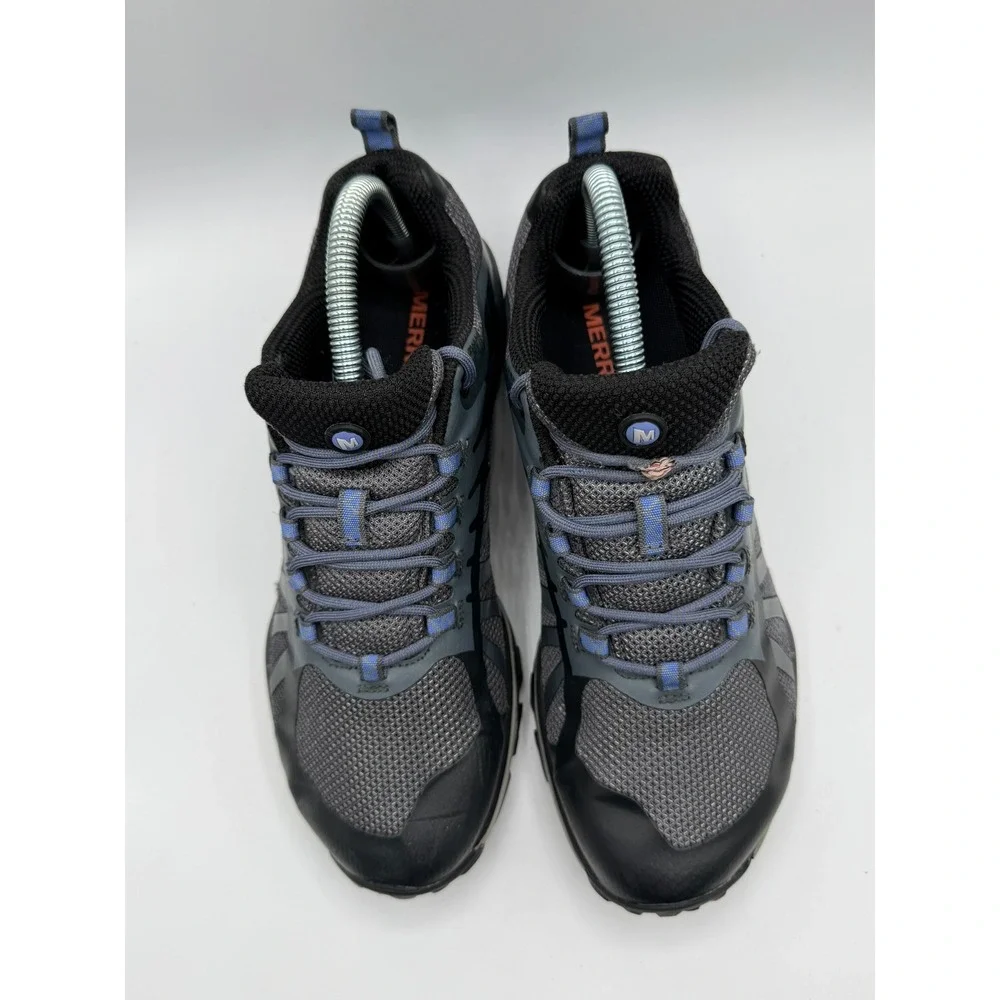 Merrell Siren Edge Q2 Womens Grey Blue Hiking Trail Shoes J41316 Size 8